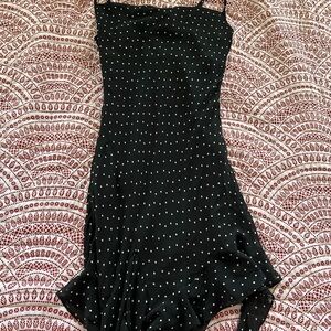 Jessica Simpson Black and Pink Slip Mini Dress